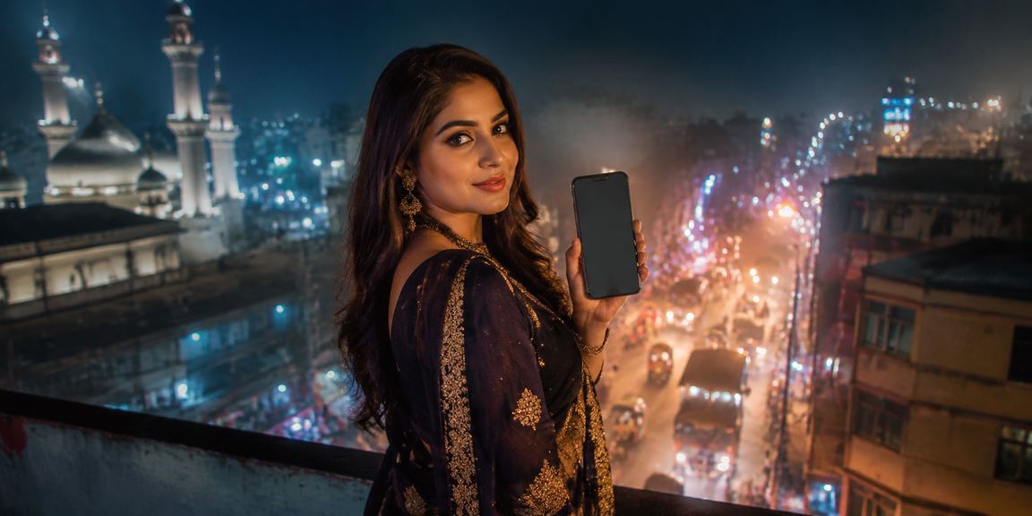 ঢাকায় মোবাইলে vd88 ভাউচার কোড রিডিম করছেন একজন বাংলাদেশি ব্যবহারকারী